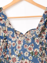 【5色展開】Emerald Motel 総柄 ジャガード織り ビスチェ