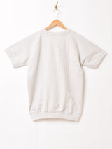 【2色展開】Backers ワンポイント刺繍 BullDog ショートスリーブ スウェットシャツ