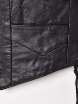 アメリカ製 ハラコレザー レースアップベスト