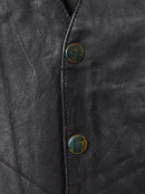 アメリカ製 ハラコレザー レースアップベスト