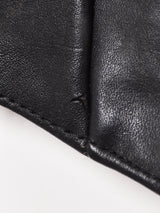 アメリカ製 ハラコレザー レースアップベスト