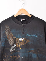 アメリカ製 アニマルプリント スウェットシャツ