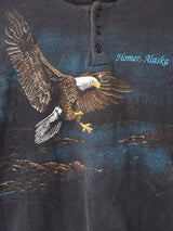 アメリカ製 アニマルプリント スウェットシャツ