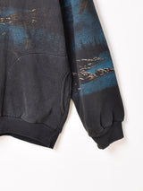 アメリカ製 アニマルプリント スウェットシャツ