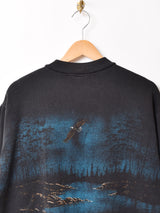 アメリカ製 アニマルプリント スウェットシャツ