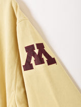 カレッジ 刺繍 スウェットシャツ