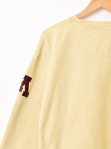 カレッジ 刺繍 スウェットシャツ