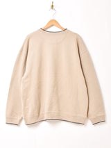 アニマル 刺繍 スウェットシャツ