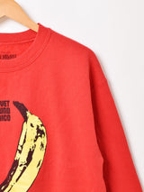 THE VELVET UNDERGROUND プリント スウェットシャツ