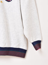 ロゴ刺繍 スウェットシャツ