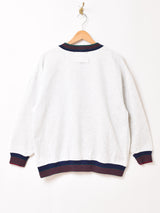 ロゴ刺繍 スウェットシャツ