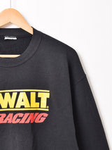 レーシング プリントスウェットシャツ