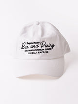 【2色展開】コットンキャップ 「Bar & Dining」