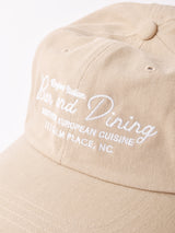 【2色展開】コットンキャップ 「Bar & Dining」