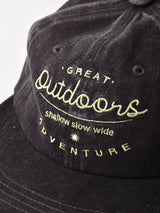 【2色展開】フラットバイザー キャップ 「Outdoors」