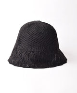 【2色展開】レース編み クロシェハット