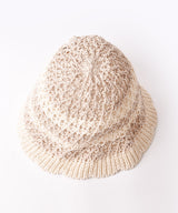 【3色展開】2トーン ボーダー クロシェハット