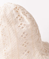 【2色展開】カットワーク チューリップハット