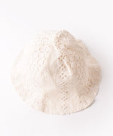 【2色展開】カットワーク チューリップハット