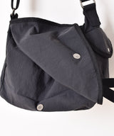 【3色展開】コットン ナイロン ショルダーバッグ