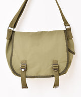 【3色展開】コットン ナイロン ショルダーバッグ