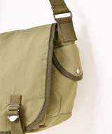 【3色展開】コットン ナイロン ショルダーバッグ