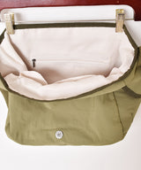 【3色展開】コットン ナイロン ショルダーバッグ