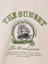 【2色展開】 プリントスウェットシャツ 「THE SUNSET」