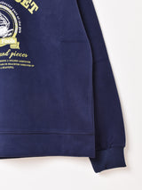 【2色展開】 プリントスウェットシャツ 「THE SUNSET」