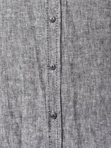 スリーブレスシャツワンピース