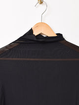 【3色展開】Emerald Motel フリルデザイン タートルネック シアーカットソー