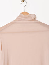 【3色展開】Emerald Motel フリルデザイン タートルネック シアーカットソー