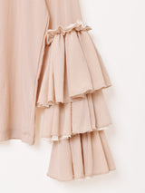 【3色展開】Emerald Motel フリルデザイン タートルネック シアーカットソー