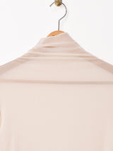 【3色展開】Emerald Motel フリルデザイン タートルネック シアーカットソー