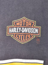 80's アメリカ製 Harley Davidson ヘンリーネック両面プリントTシャツ
