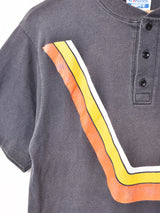 80's アメリカ製 Harley Davidson ヘンリーネック両面プリントTシャツ