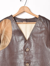 スペイン製 レザーシューティングジャケット