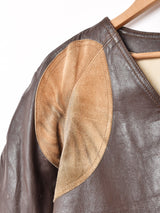 スペイン製 レザーシューティングジャケット