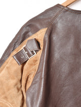 スペイン製 レザーシューティングジャケット