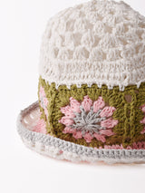 【2色展開】グラニー編み コットンニット ハット