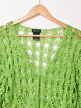 クロシェ カーディガン