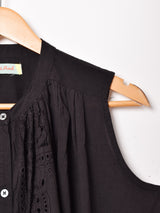 【3色展開】Emerald Motel カットワークレース ノースリーブワンピース