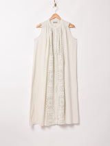 【3色展開】Emerald Motel カットワークレース ノースリーブワンピース