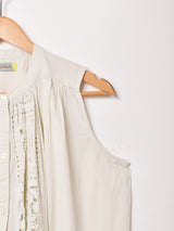 【3色展開】Emerald Motel カットワークレース ノースリーブワンピース