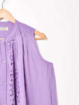 【3色展開】Emerald Motel カットワークレース ノースリーブワンピース