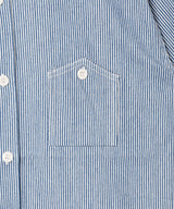 Backers 半袖 ヒッコリーストライプ ワークシャツ