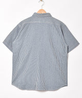 Backers 半袖 ヒッコリーストライプ ワークシャツ
