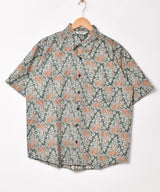 【3色展開】Backers ペイズリー柄 半袖シャツ