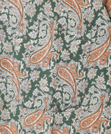 【3色展開】Backers ペイズリー柄 半袖シャツ