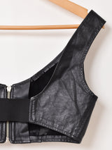 アメリカ製 レザー ビスチェ